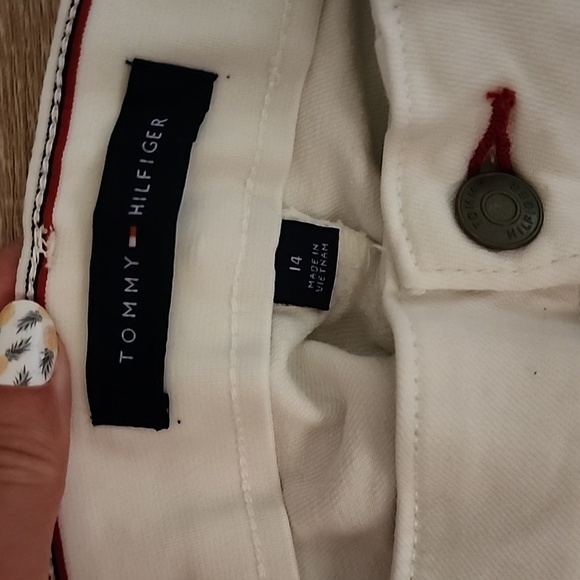 Tommy Hilfiger White Cuffes Skinny Pant - Picture 3 of 14